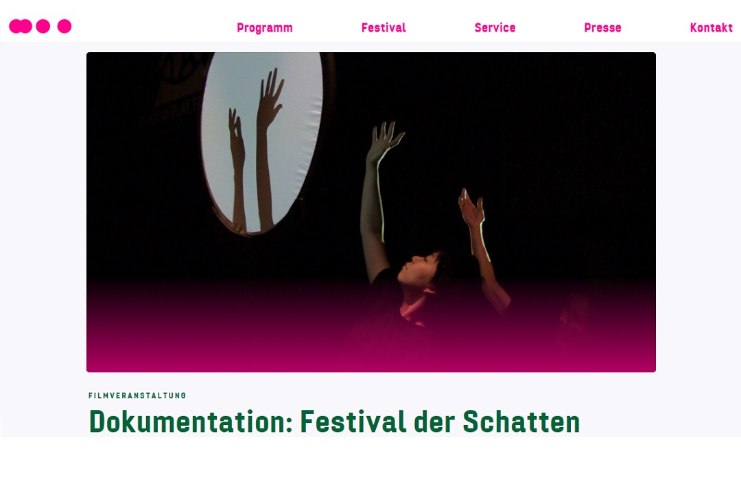 Dokumentation Festival Der Schatten