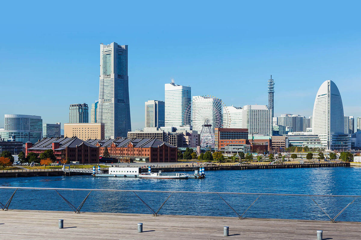 Yokohama skyline from osanbashi pier RELIPA