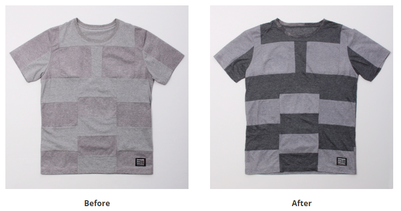 NEGA-POSI thermochromatic work out shirts