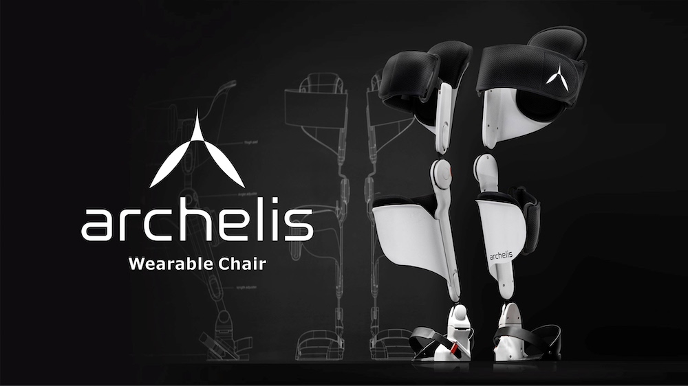 archelis yokohama exoskeleton wearable chair