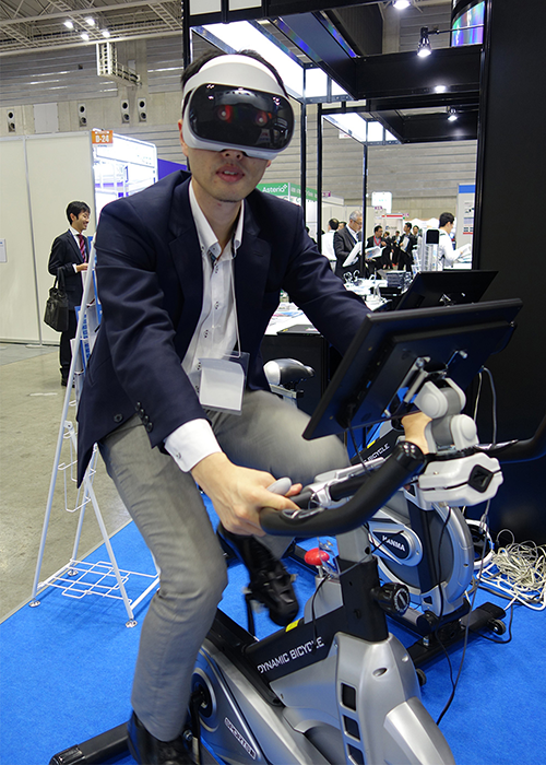 CyberCyc, MedVigilance’s virtual reality fitness bike system