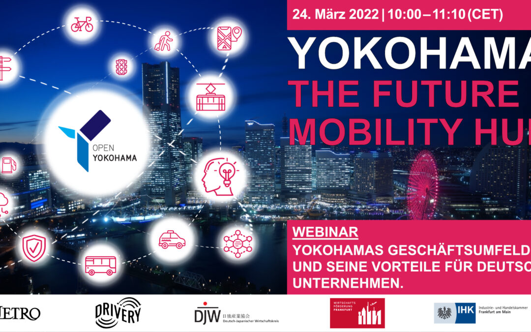 We organized the online seminar ”YOKOHAMA, THE FUTURE MOBILITY HUB”！