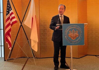 Ambassador Koji Tomita at Ambassador of Japan to the United States residence
