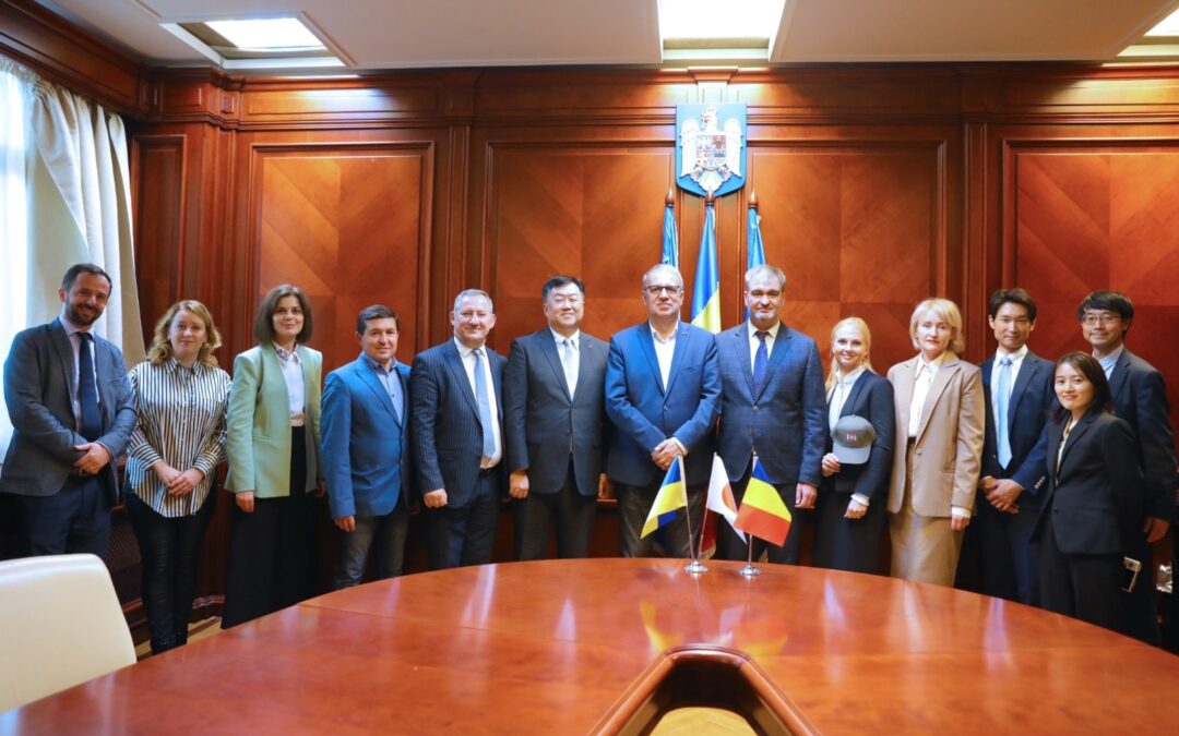 Yokohama’s International Bureau’s Director and others visited Constanta to celebrate the 45th anniversary of the sister city affiliation. Together they met their common sister city Odesa