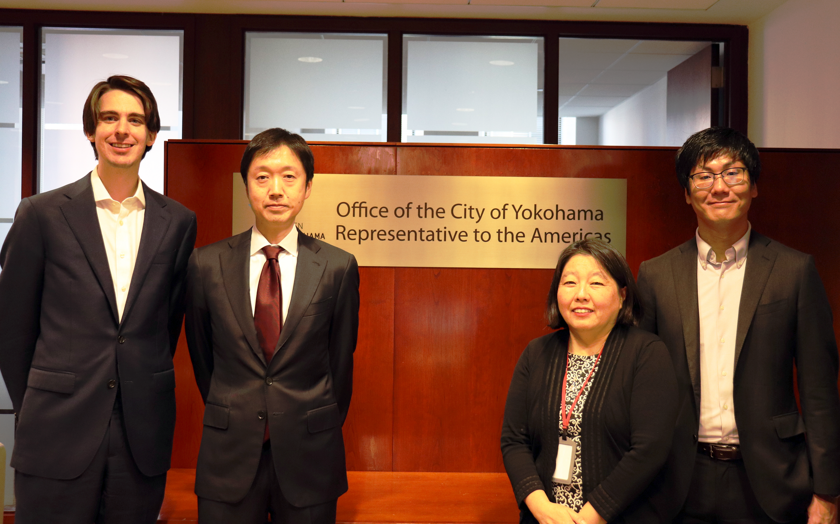 Yokohama NY Office 2023 - Nikolai Muth, Satoshi Sekiya, Akiko Axe, Masahiro Nishikawa