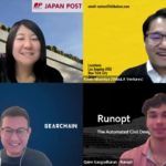 Yokohama webinar Japan Post ShibuLA Ventures Runopt Gearchain Japanese companies international startups pitching