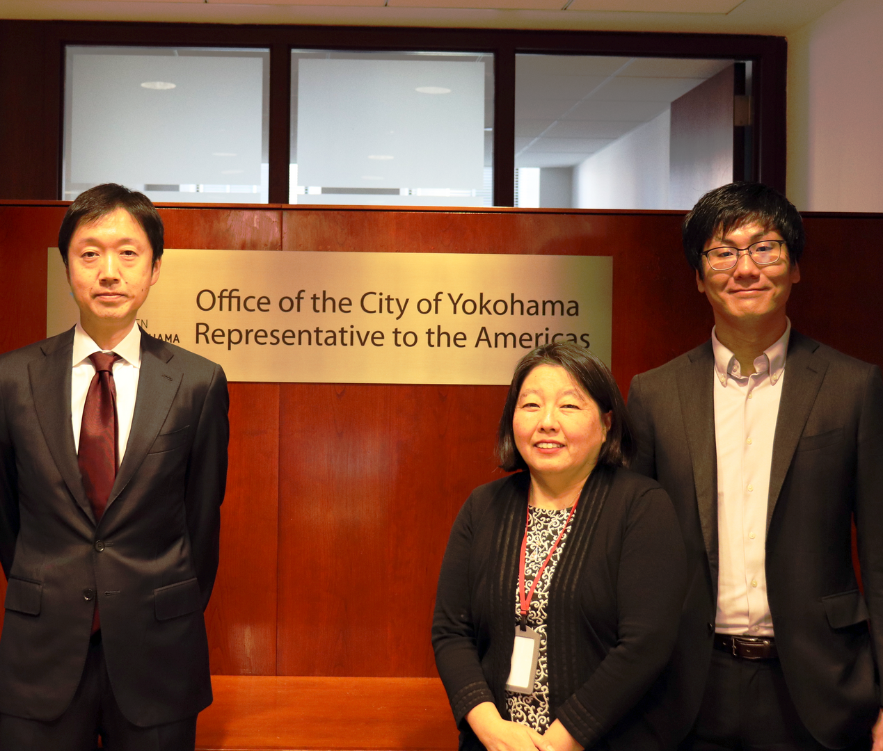 Yokohama NY Office 2023 - Nikolai Muth, Satoshi Sekiya, Akiko Axe, Masahiro Nishikawa