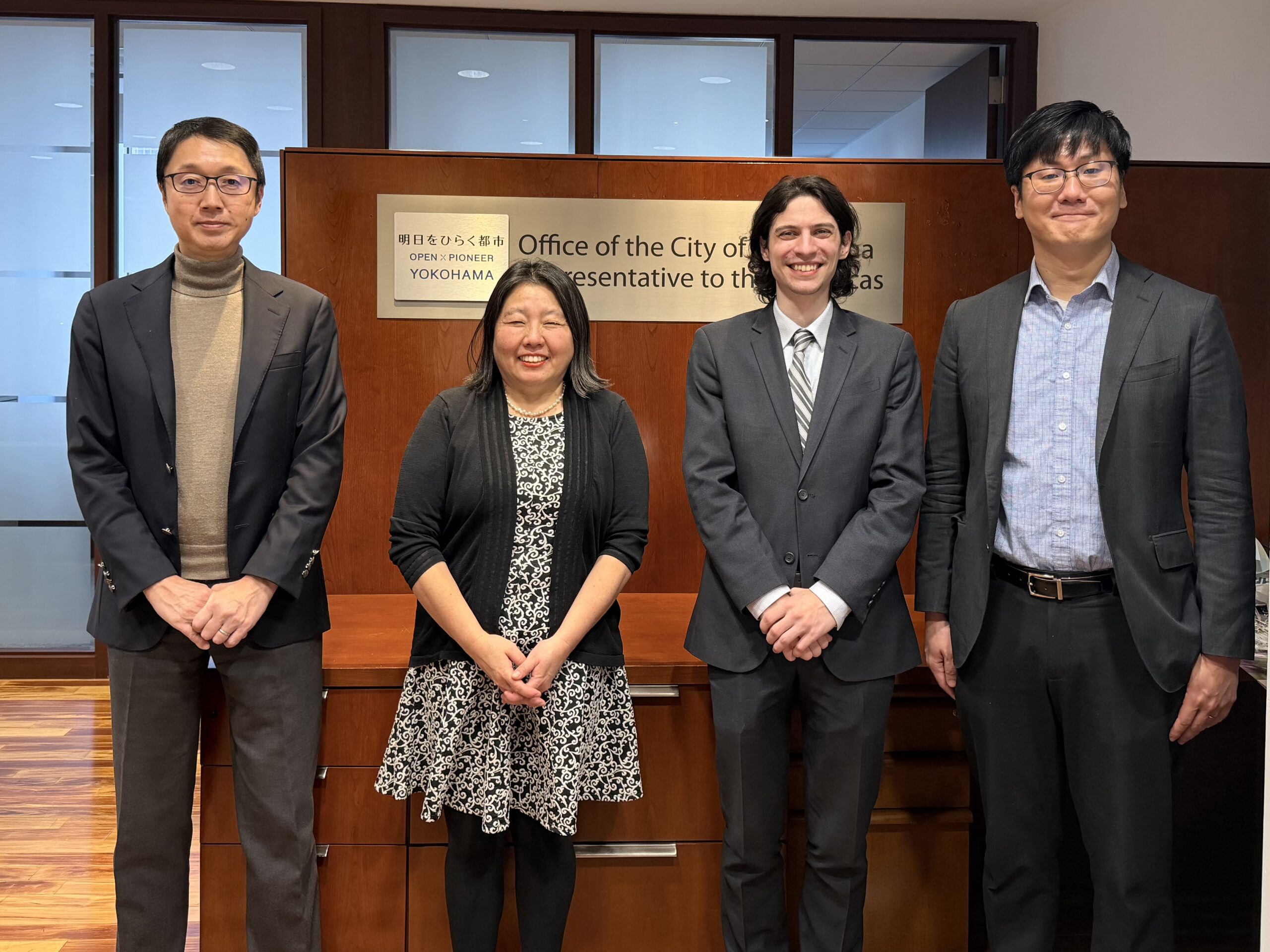 Yokohama NY Office 2023 - Nikolai Muth, Satoshi Sekiya, Akiko Axe, Masahiro Nishikawa