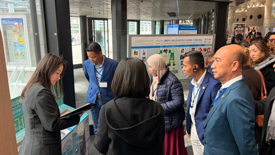 Site visit of PACIFICO Yokohama’s bottle-to-bottle recycling initiatives