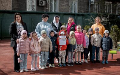 Playground installed at Odesa kindergarten through Yokohama-led crowdfunding effort