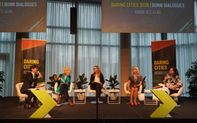 Yokohama Mayor Yamanaka speaks at Daring Cities 2026 in Bonn