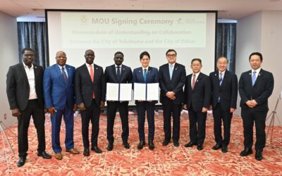 Yokohama and Dakar sign MOU on intercity cooperation