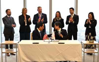 Yokohama welcomes Trade Mission from San Diego, two cities sign joint statement, Mayor addresses Yokohama City Council