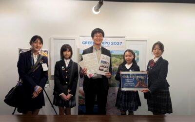 Yokohama Children’s Peace Messengers Visit the Office of the City of Yokohama Representative to the Americas!